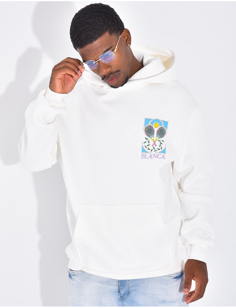 Sweat à capuche "Blanca"