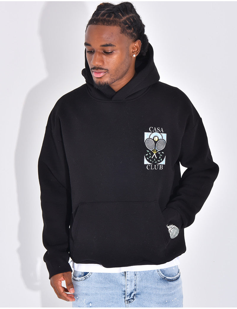 Sweat à capuche "Casa Club"