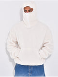 Sweat à capuche en peau de mouton