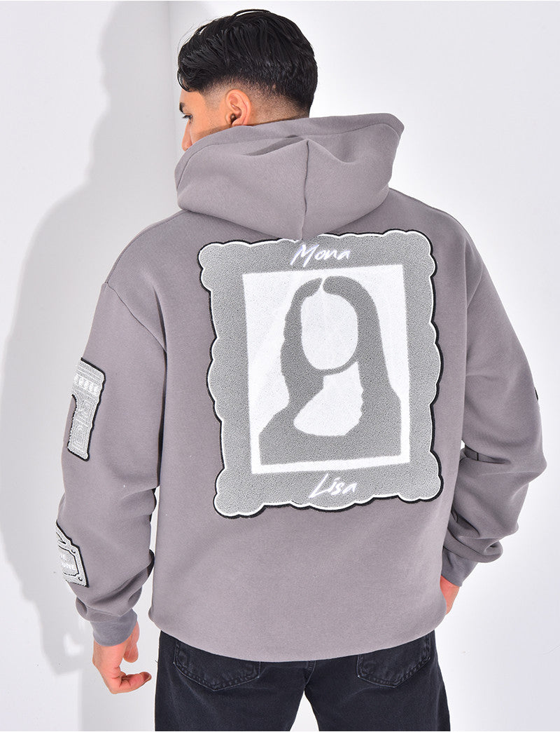 Sweat à capuche "Mona Lisa"