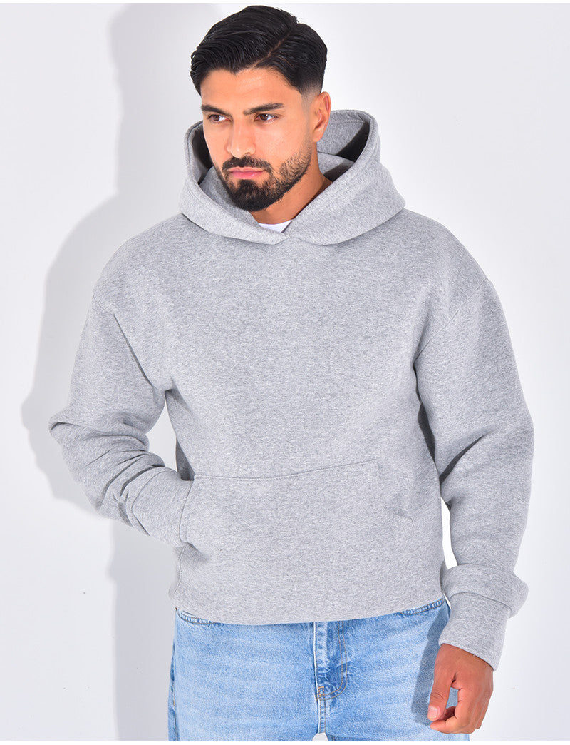 Sweat molletonné uni