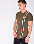 T-shirt à bandes