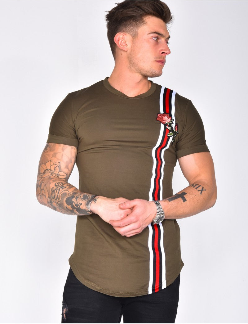 T-shirt à bandes