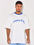 T-shirt à col côtelé