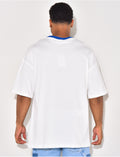 T-shirt à col côtelé