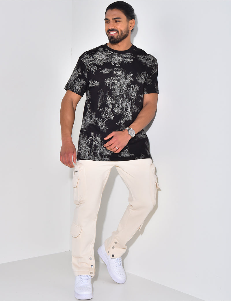 T-shirt à motifs