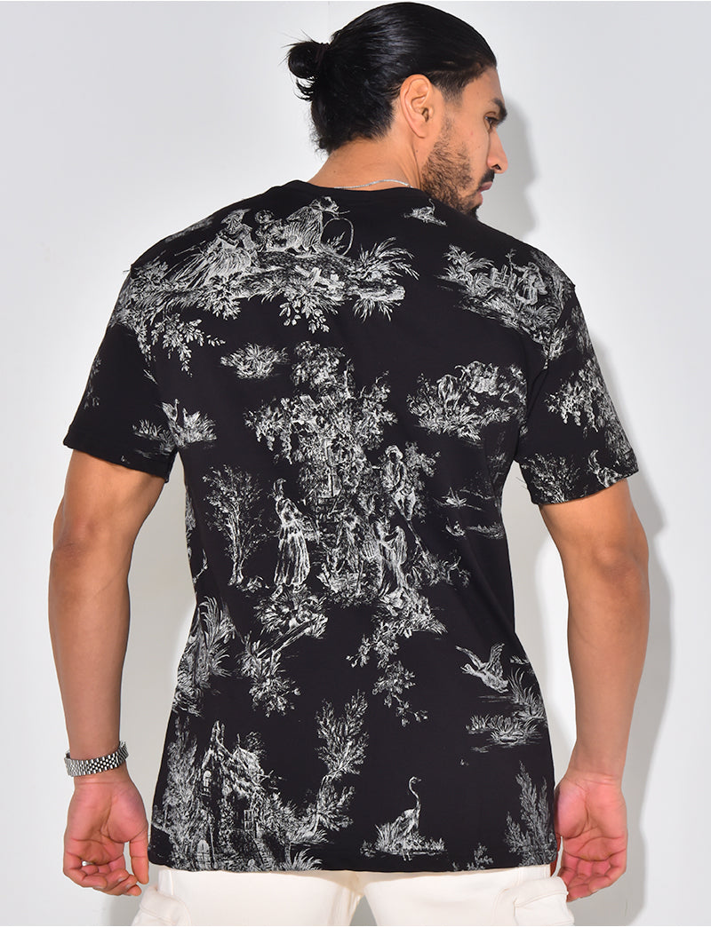 T-shirt à motifs