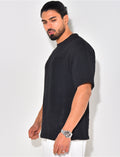 T-shirt à poche ajouré