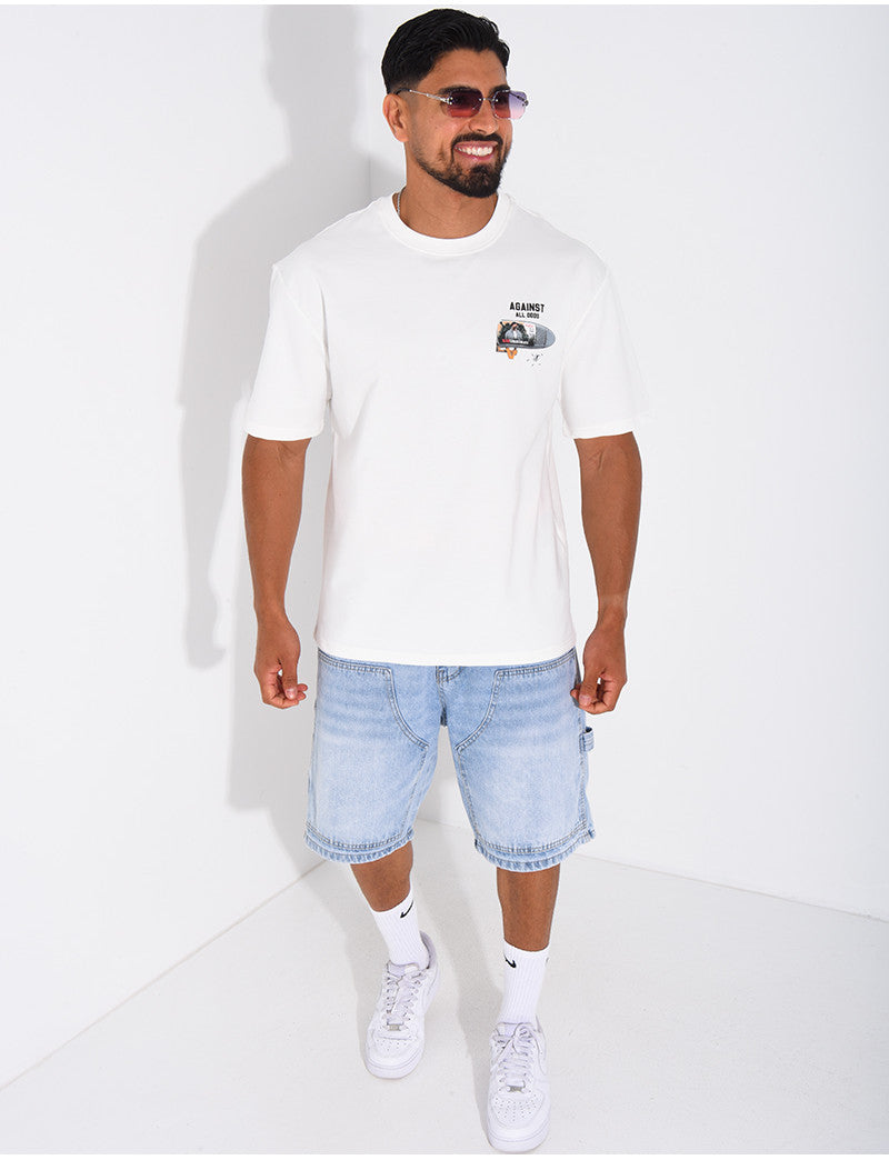 T-shirt "Against all odds" Tupac