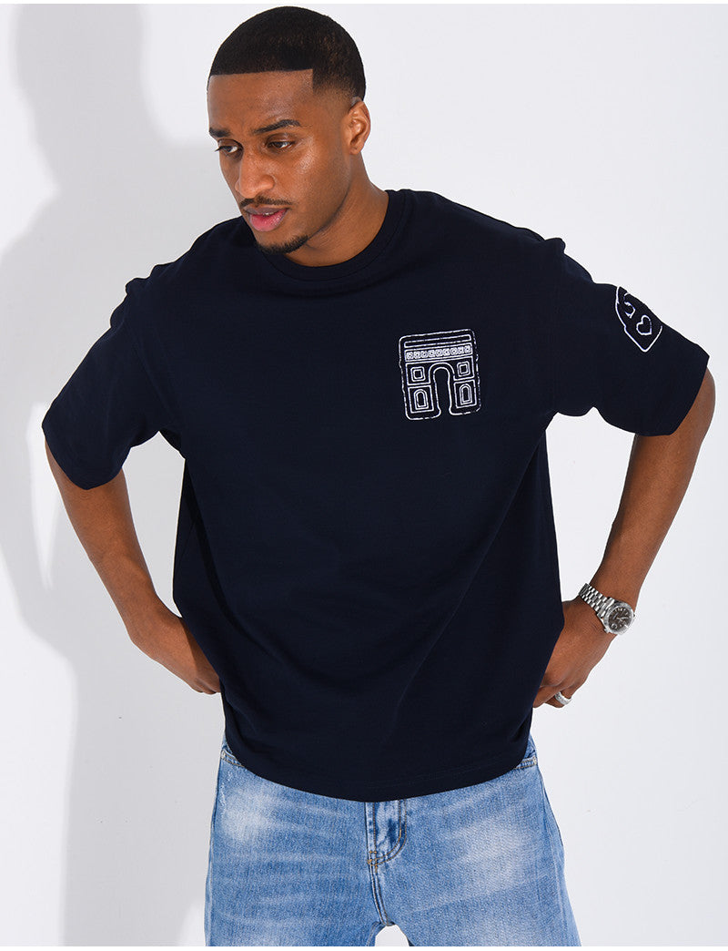 T-shirt avec arc de triomphe