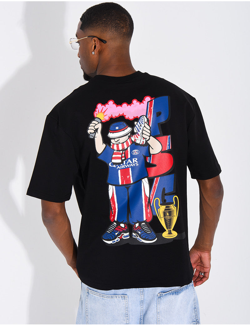T-shirt avec supporter parisien