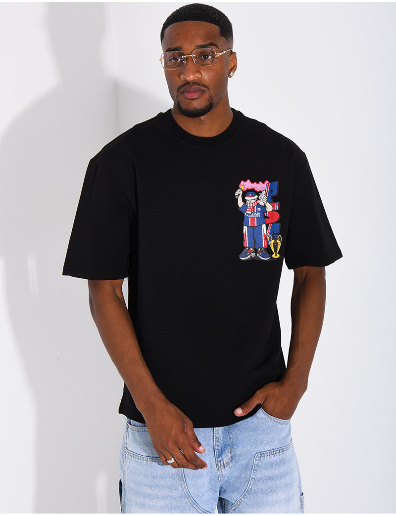 T-shirt avec supporter parisien