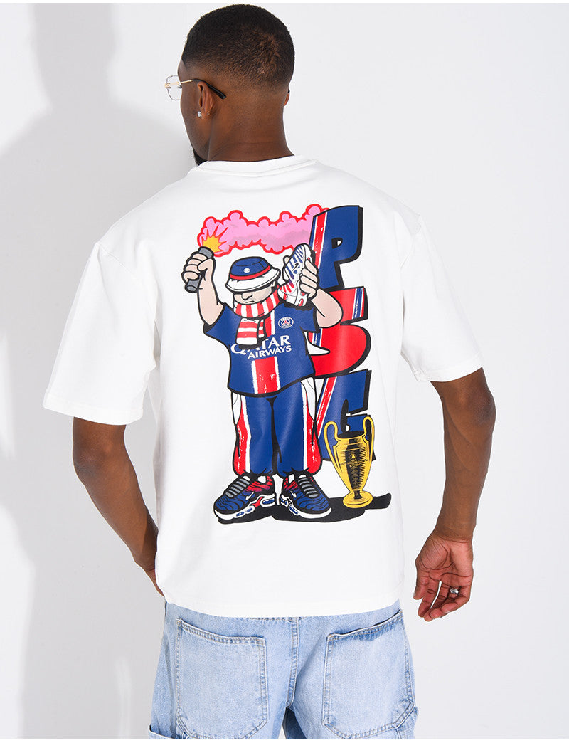 T-shirt avec supporter parisien