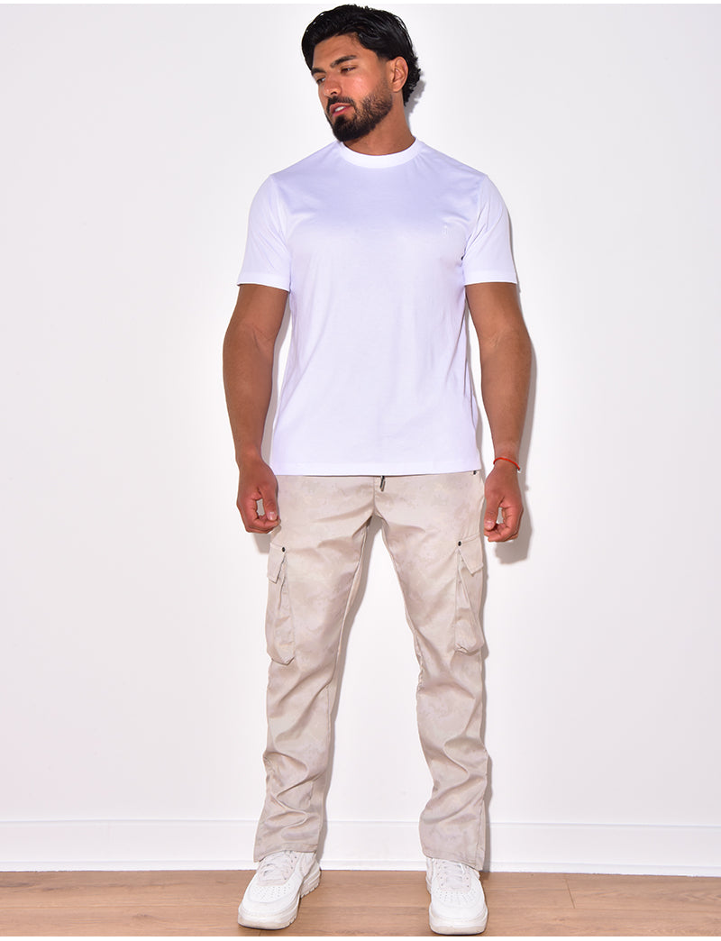 T-shirt basic brodé "B"