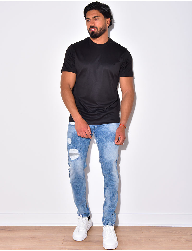 T-shirt basic brodé "B"