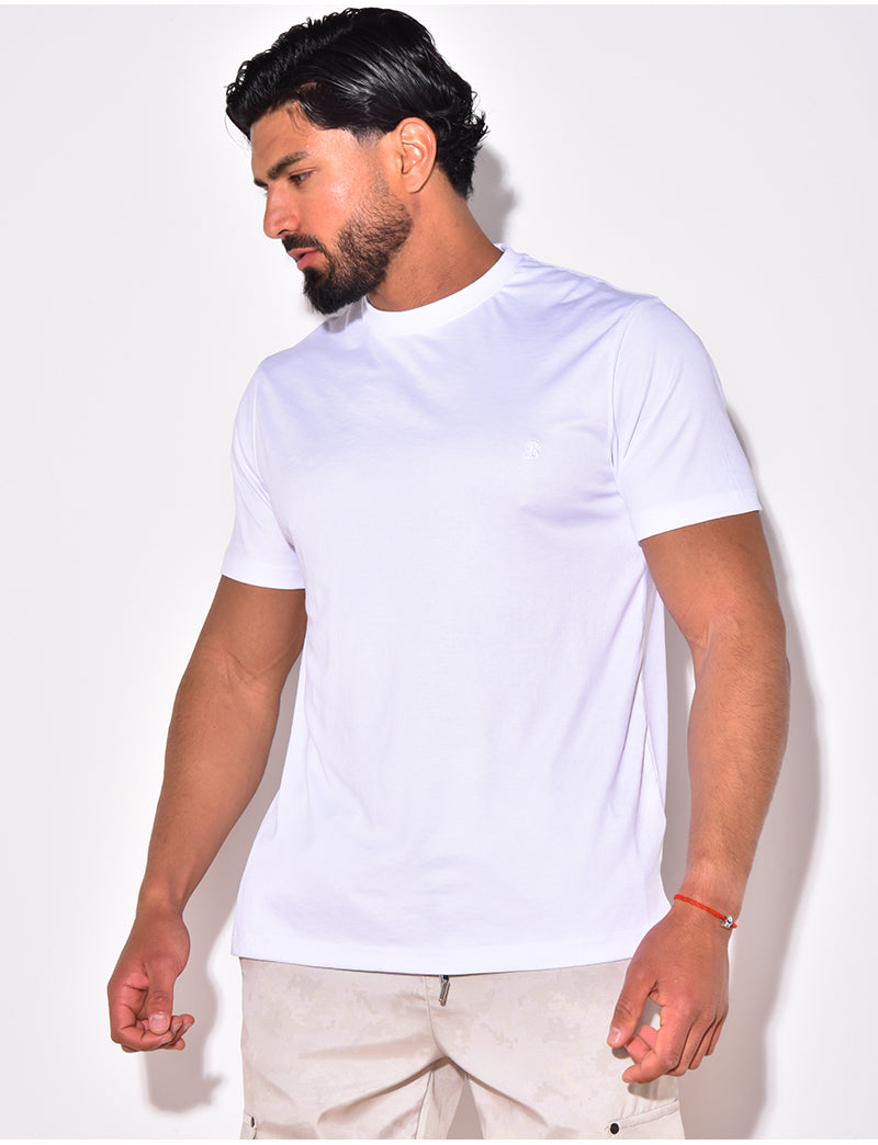 T-shirt basic brodé "B"