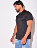 T-shirt basic brodé 