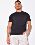 T-shirt basic brodé 
