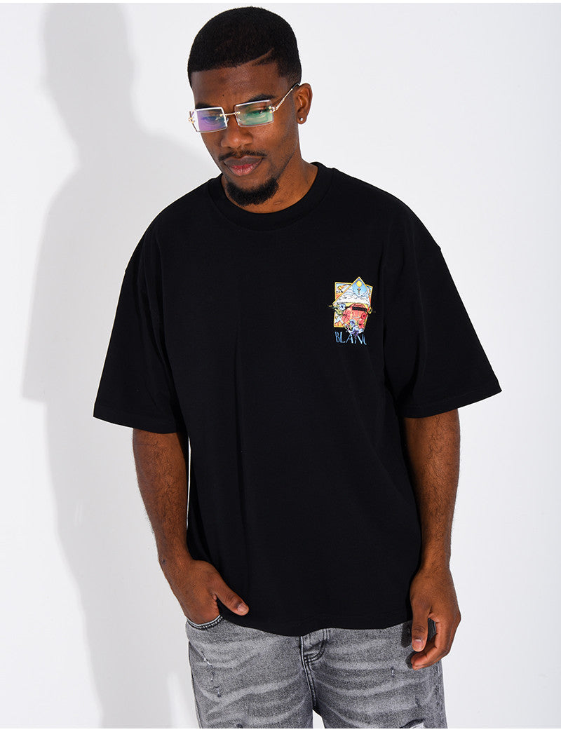 T-shirt "Blanca" terrain de tennis