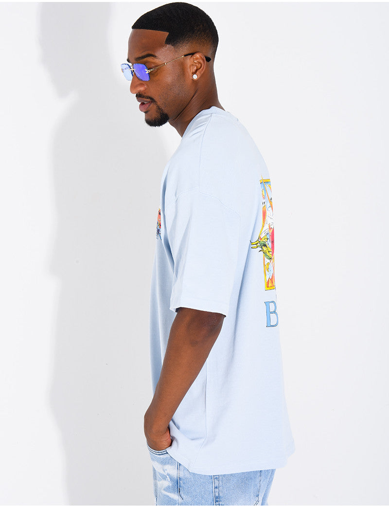T-shirt "Blanca" terrain de tennis