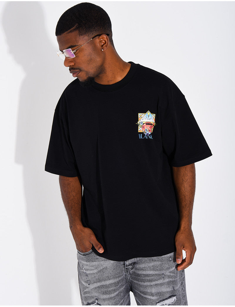 T-shirt "Blanca" terrain de tennis