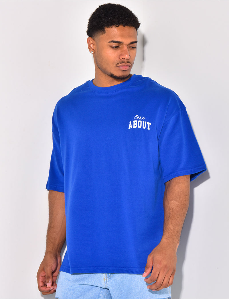 T-shirt "care about"