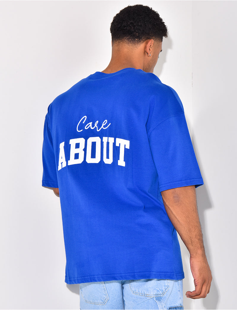 T-shirt "care about"