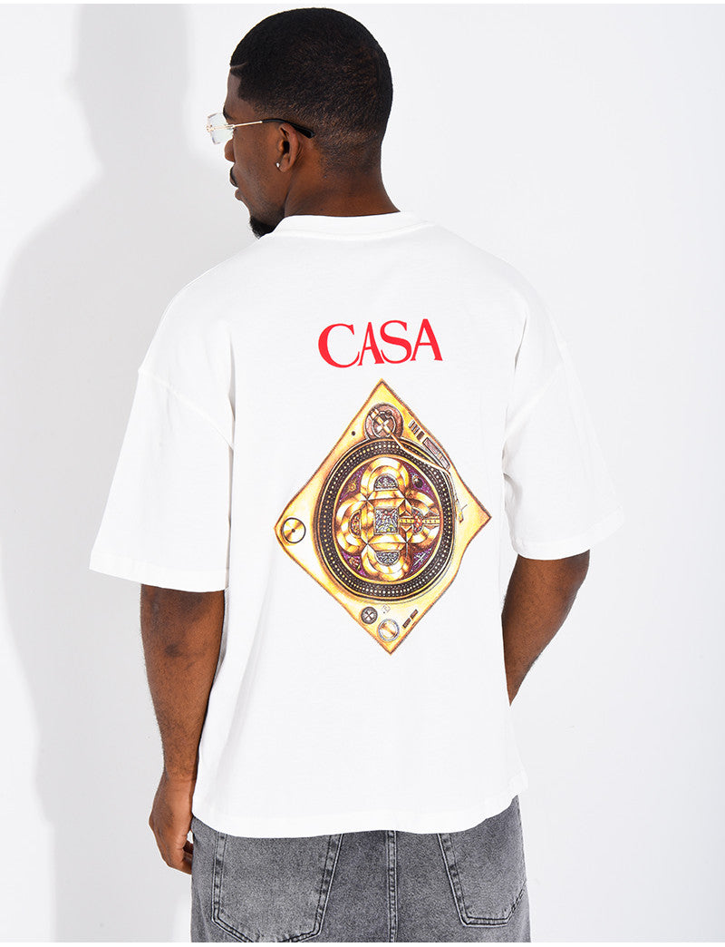 T-shirt "Casa" motif doré