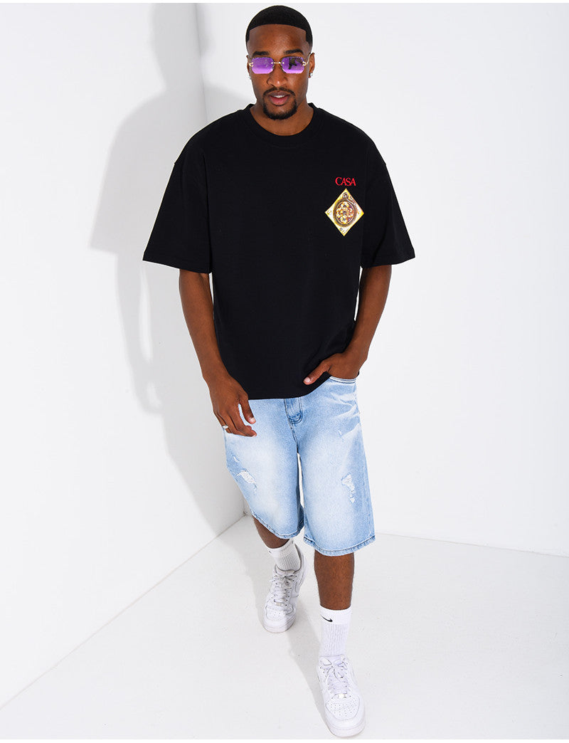 T-shirt "Casa" motif doré