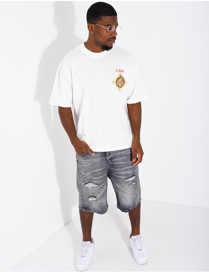T-shirt "Casa" motif doré