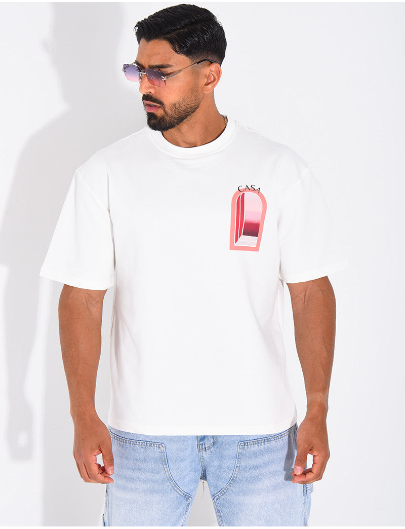T-shirt "Casa" rouge