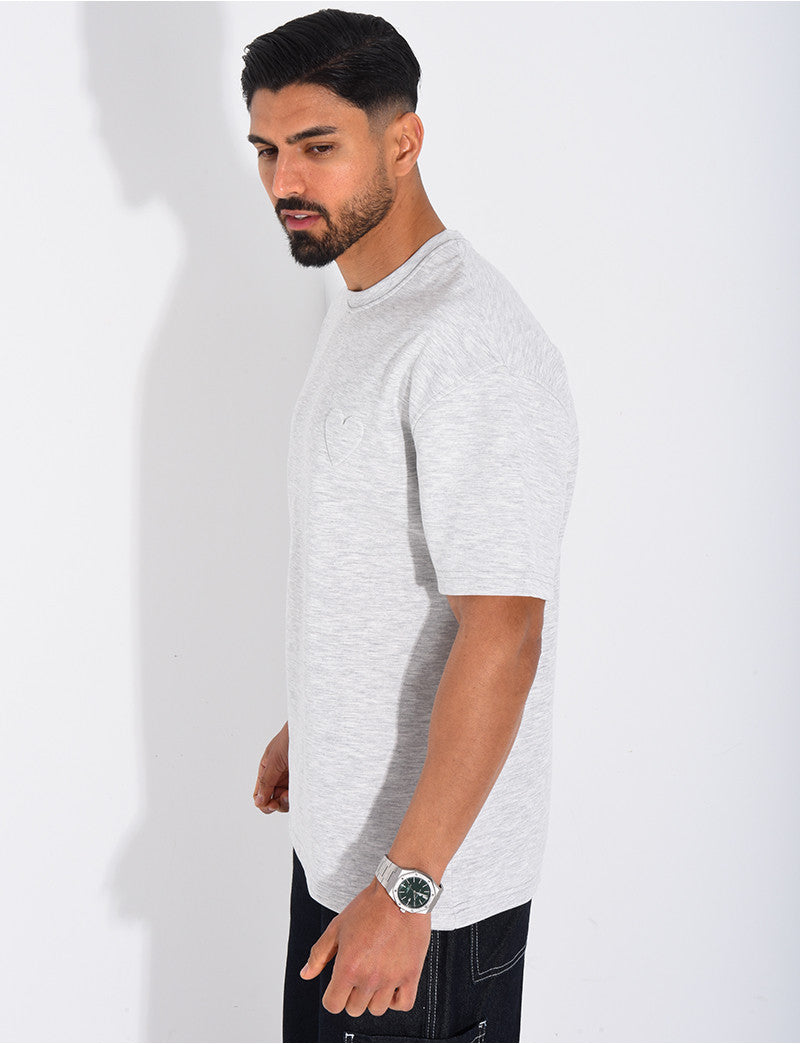 T-shirt coeur néoprène