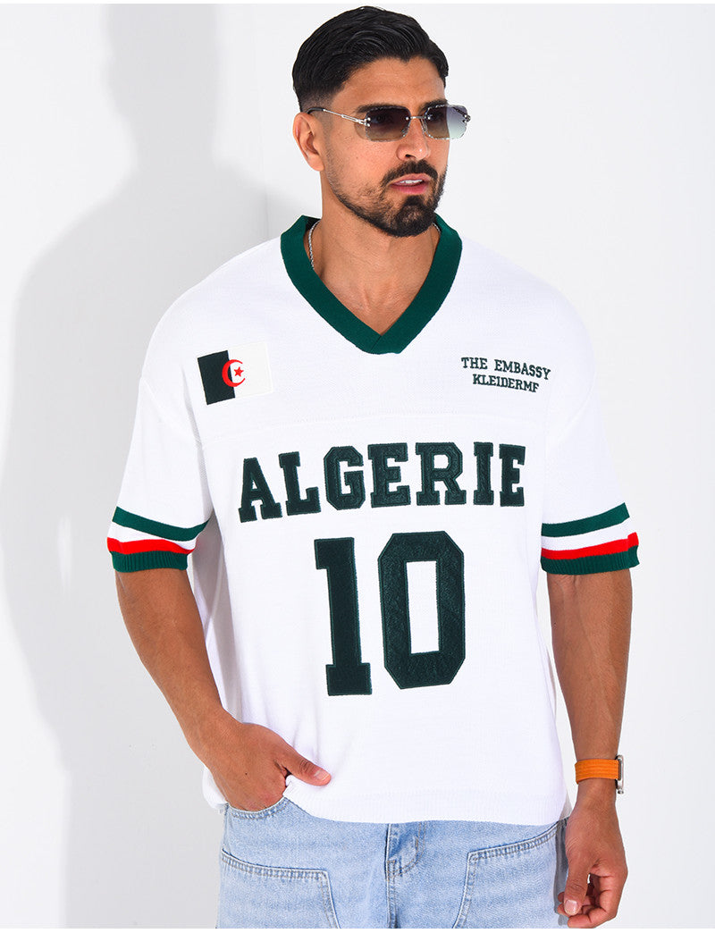 T-shirt côtelé "Algérie"