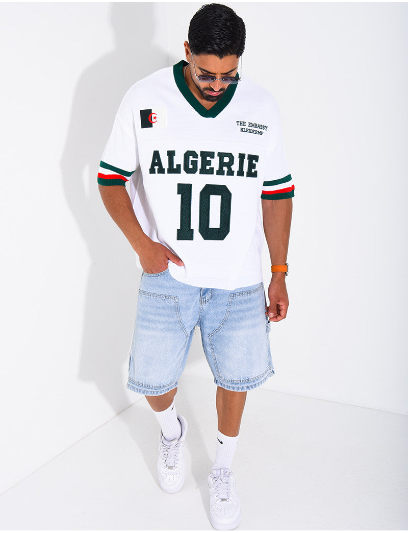 T-shirt côtelé "Algérie"