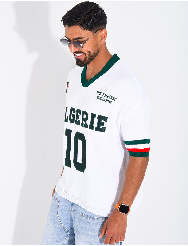 T-shirt côtelé "Algérie"