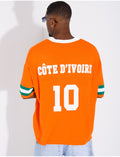 T-shirt côtelé 