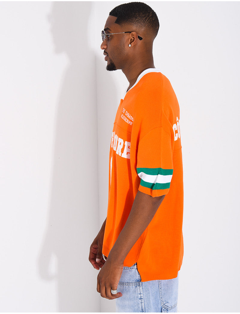 T-shirt côtelé "Côte d'Ivoire"