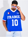 T-shirt côtelé 
