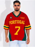 T-shirt côtelé 