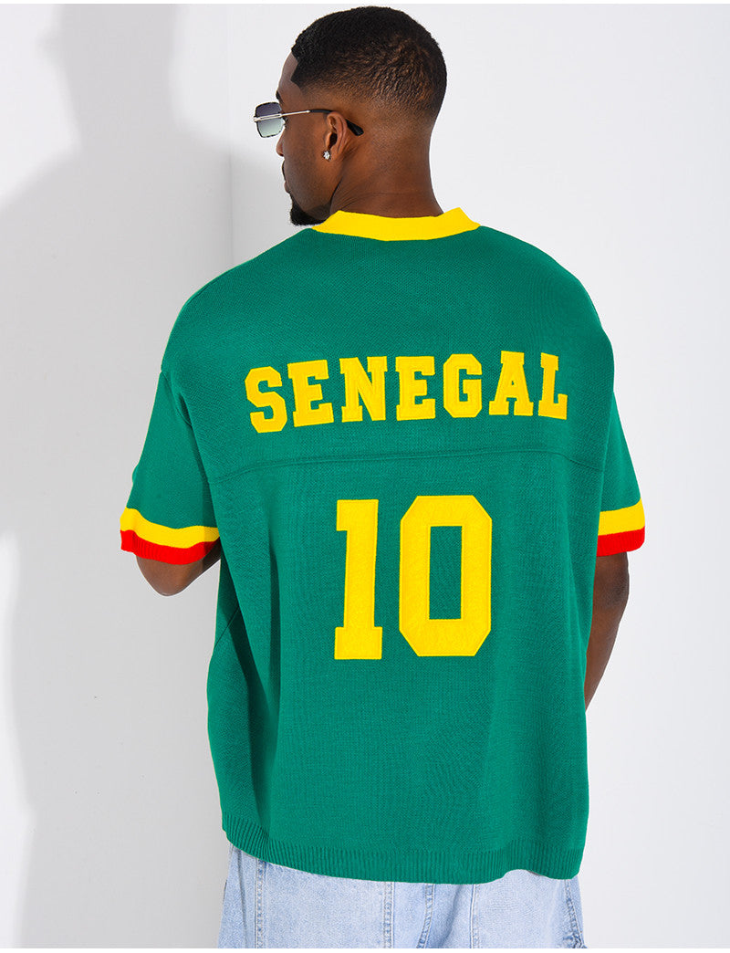 T-shirt côtelé "Sénégal"