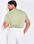 T-shirt côtelé