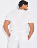 T-shirt côtelé