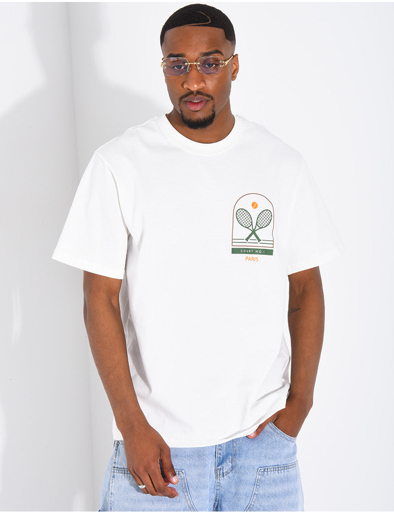T-shirt "Court NO.1 Paris"