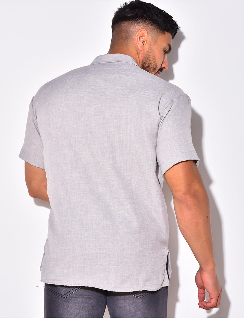 Polo fin à boutonner