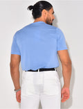T-shirt fin côtelé