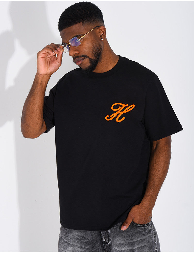 T-shirt "H" brodé