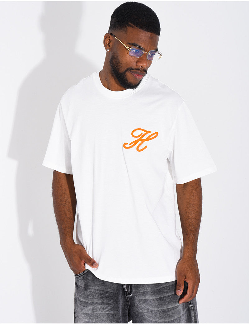 T-shirt "H" brodé