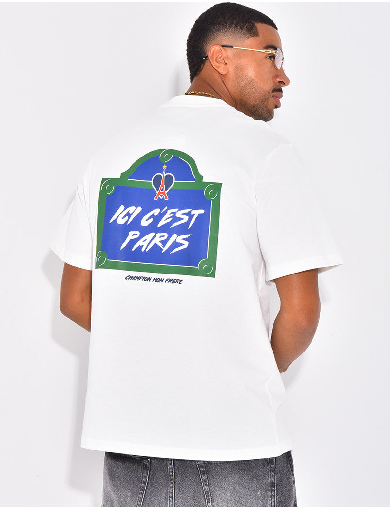 T-shirt "Ici c'est Paris"