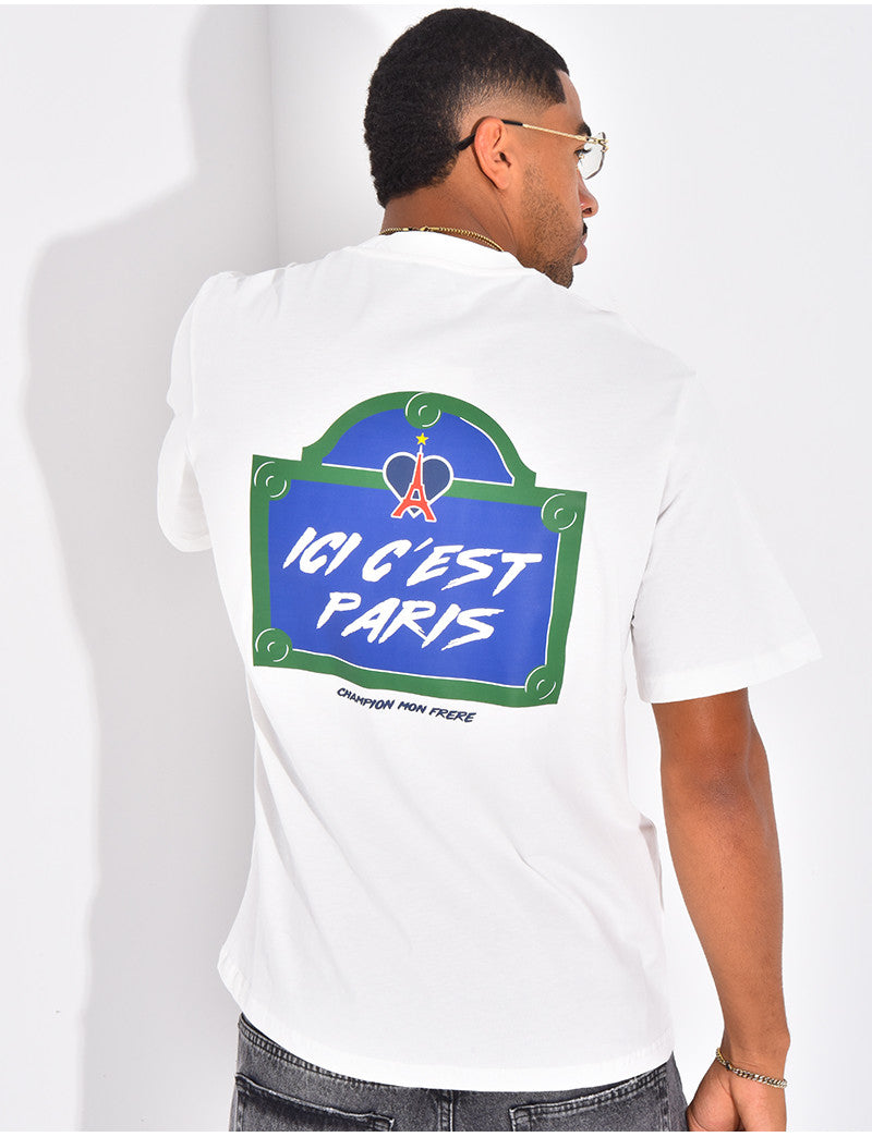 T-shirt "Ici c'est Paris"