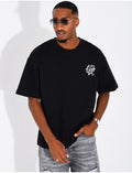 T-shirt logo brodé